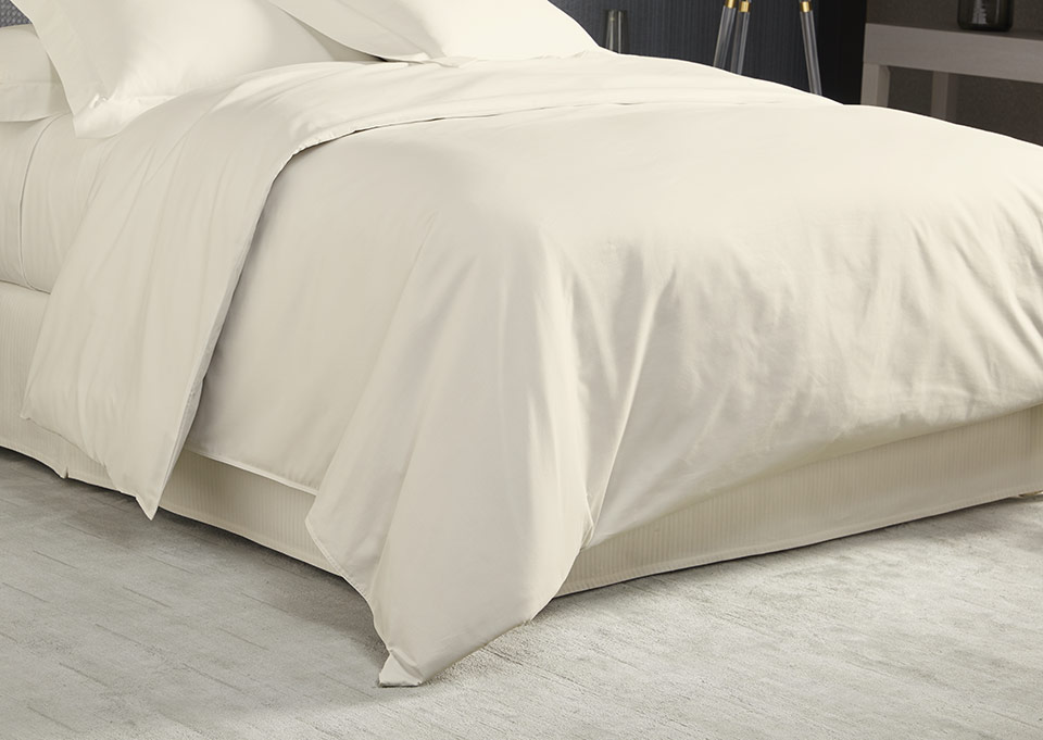 Solid White Bed & Bedding Set  Shop Five-Star Hotel Bedding