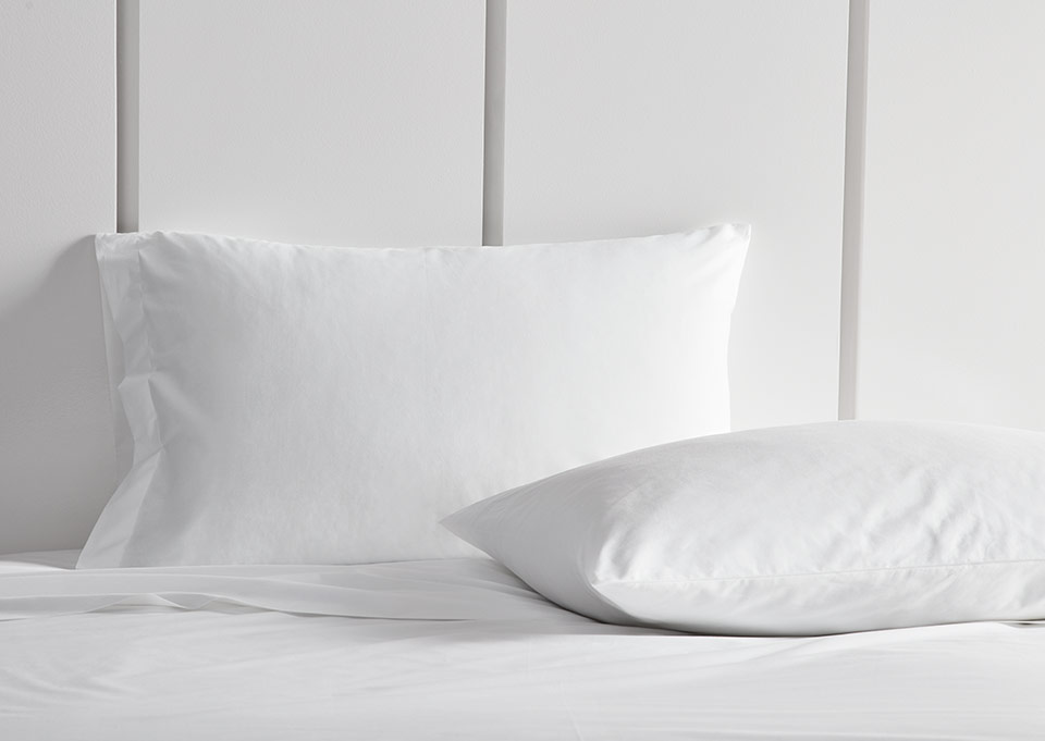 White Sateen Pillow Shams By Sofitel