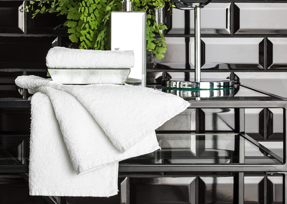 Stylish Cotton Terry Hand Towel  Shop Waldorf Astoria Hotels & Resorts