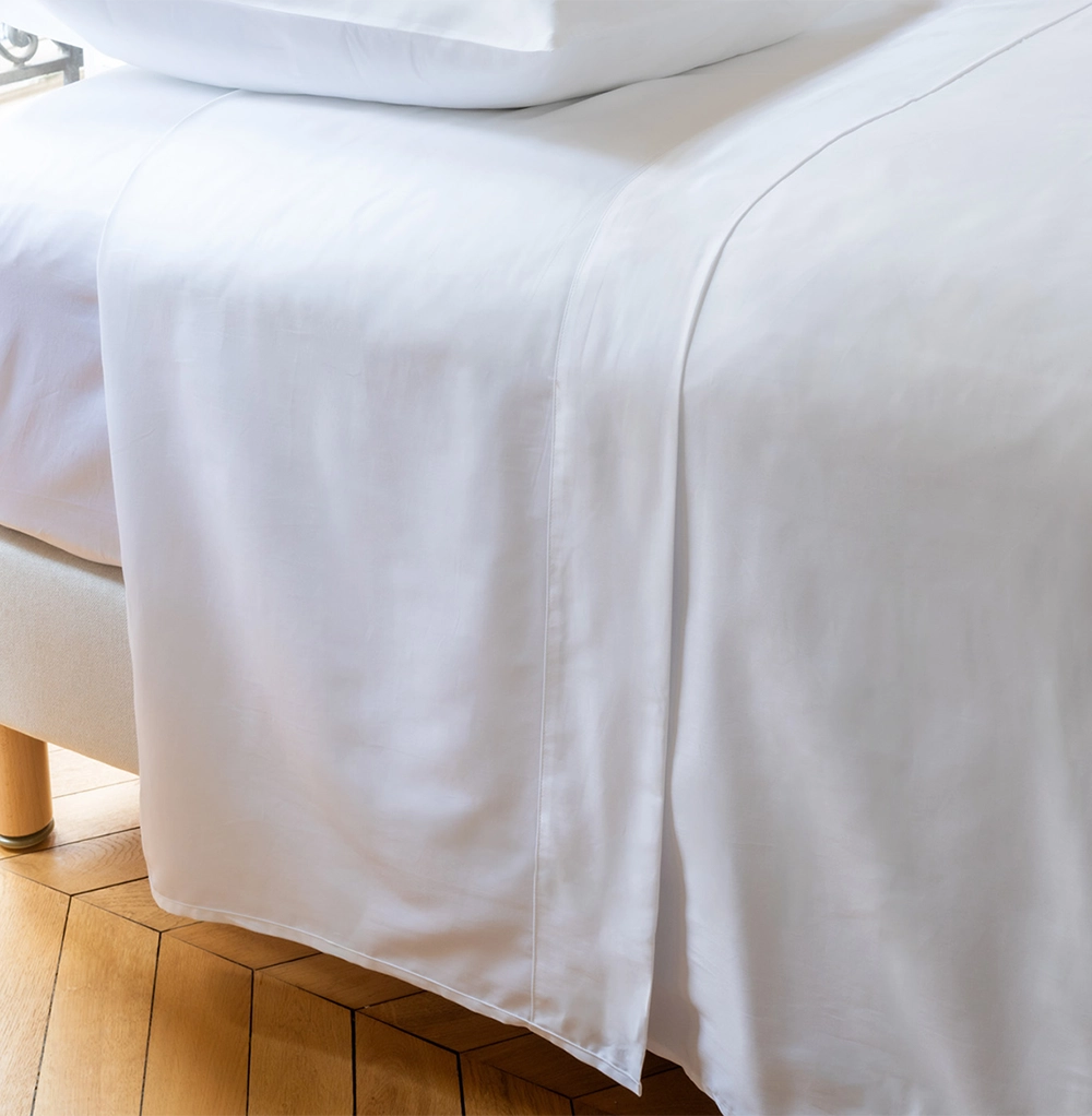 Draps plats Satin