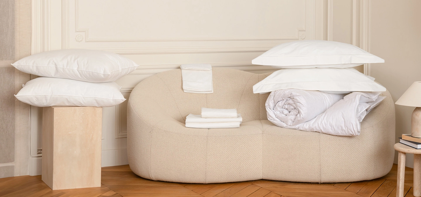 Bedding Set on Couch
