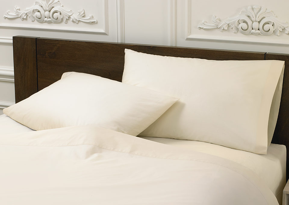 Ivory Sateen Pillowcases YMAL2