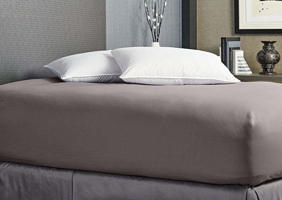 Platinum Percale Fitted Sheet YMAL2