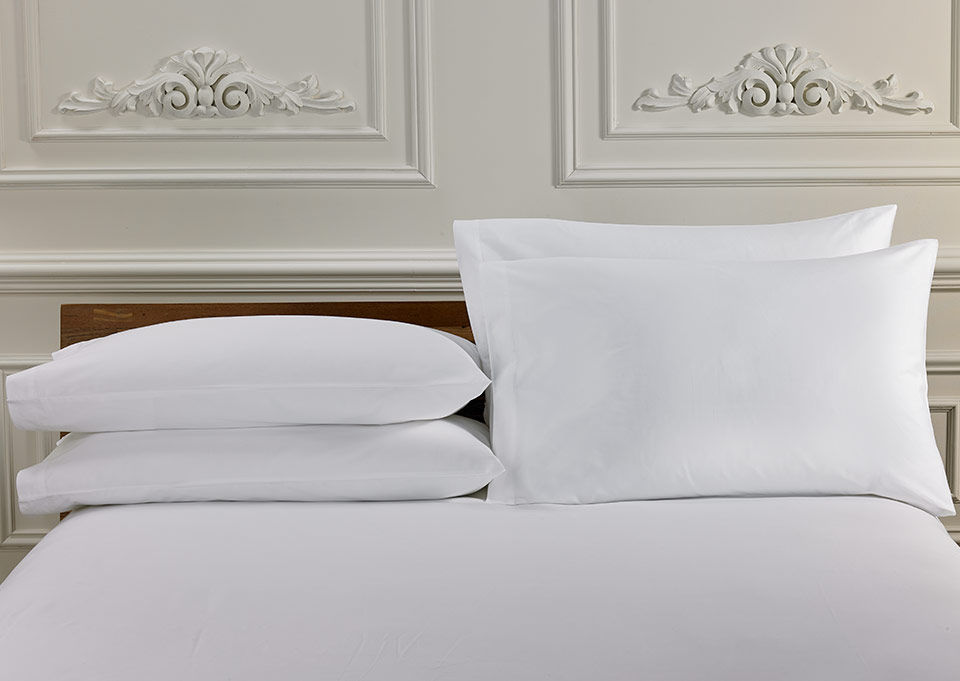 White Sateen Pillowcases YMAL0